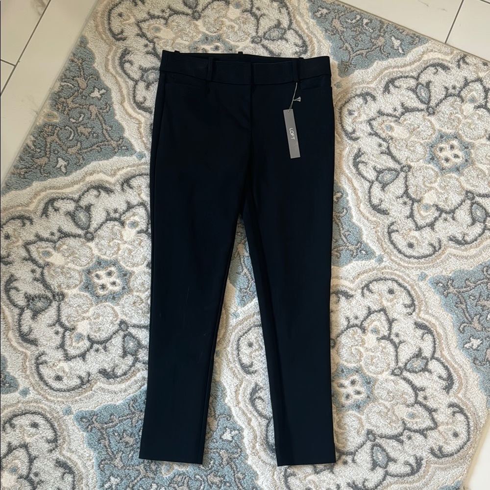 Loft Black Skinny Ankle Pants